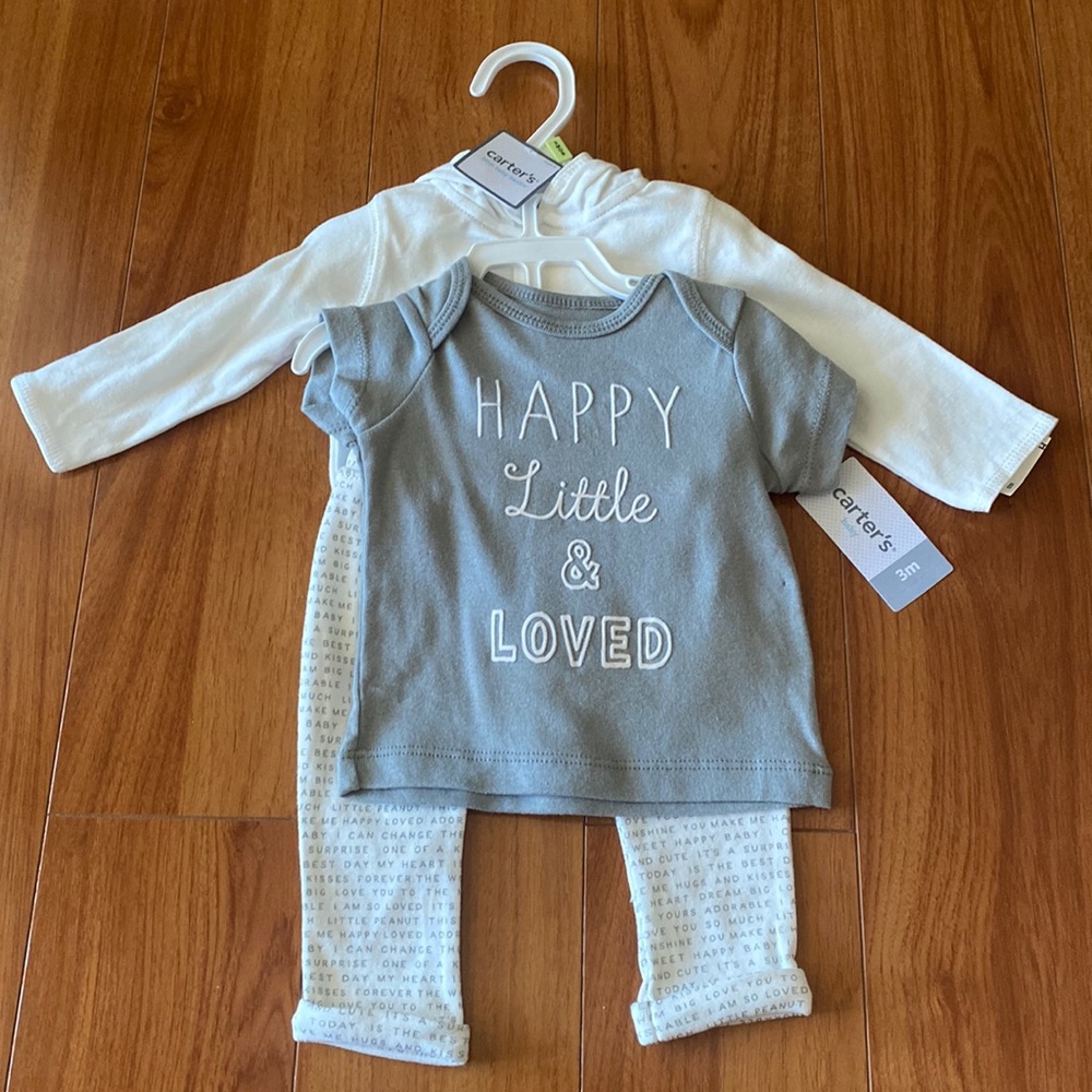 Carter’s 3 Piece Set, Baby Girl, Size 3 months